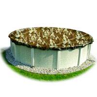 28 Ft Round Pool Size A/G Camo Cover