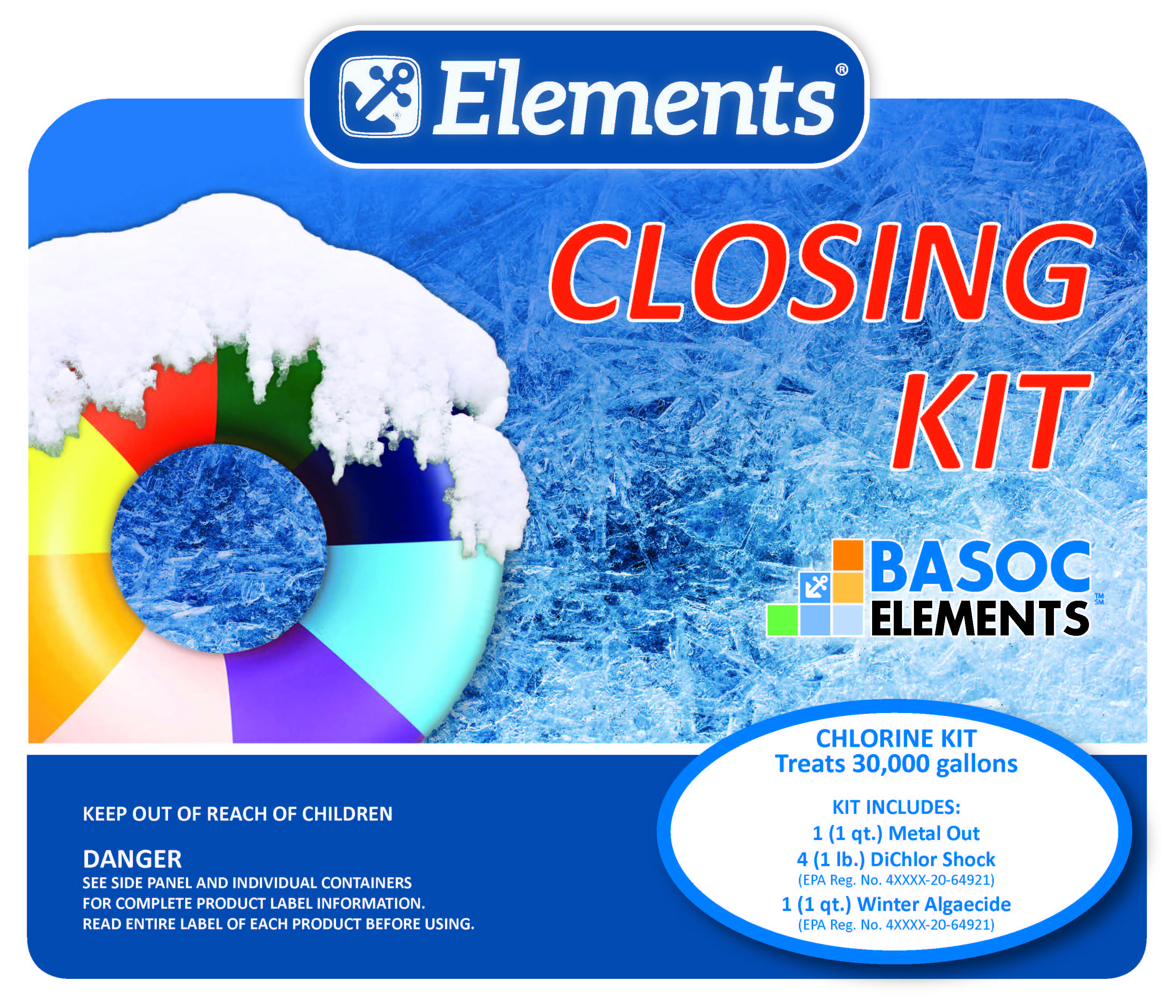 Elements Chlorine 30K Closing Kit